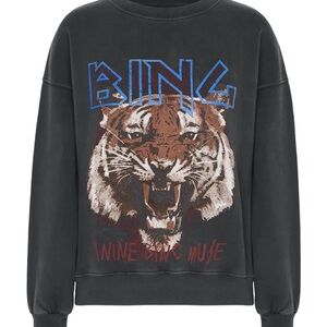 Anine Bing Tiger Graphic Sweatshirt
